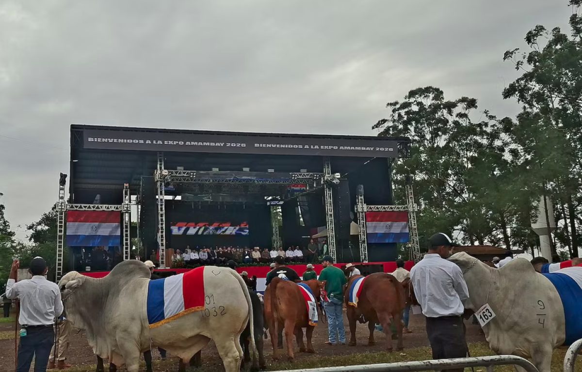 Expo Amambay destaca el trabajo conjunto para fortalecer la ganadería.
